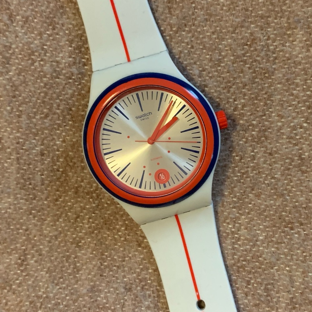 Swatch Sistem51 Harlequin watch